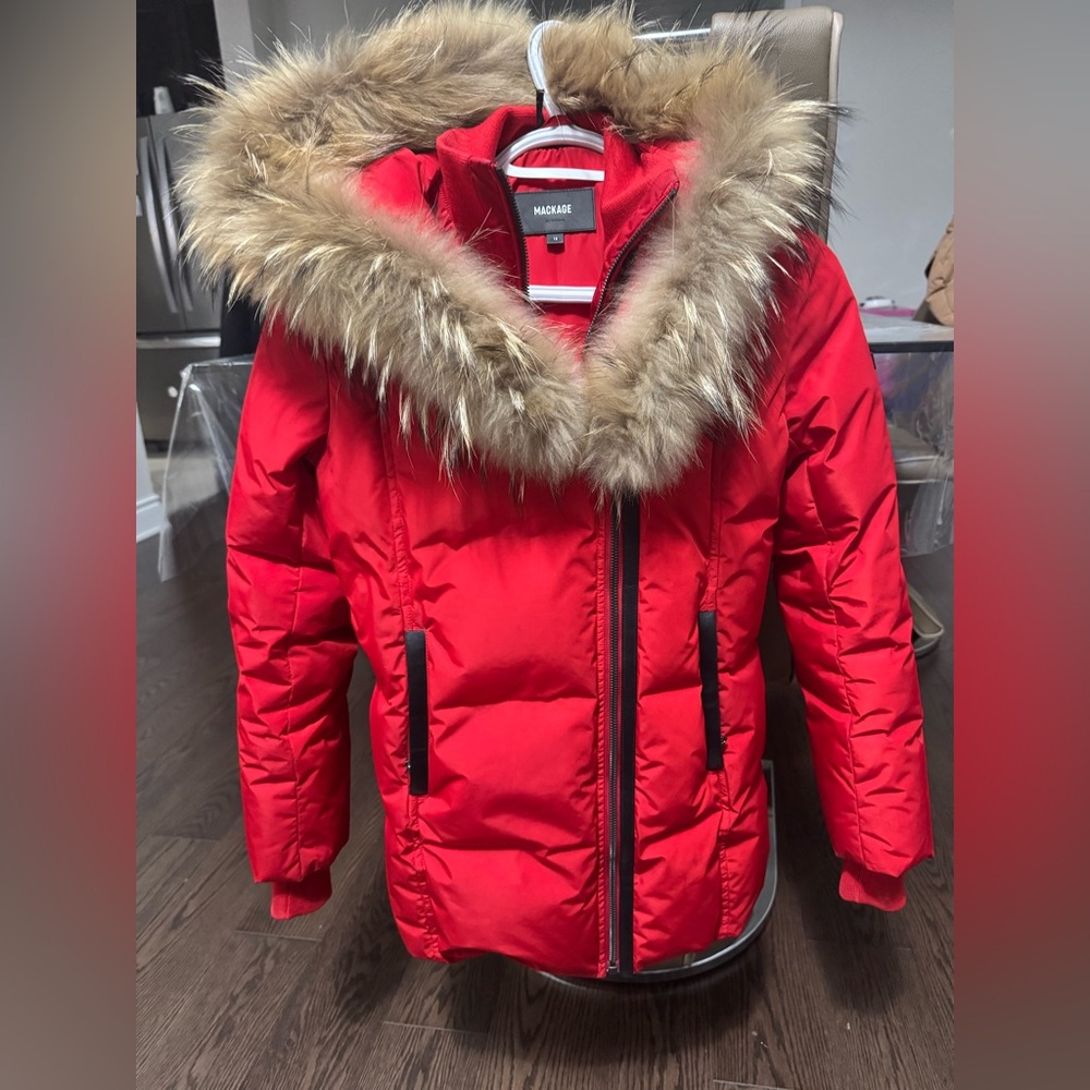 ✨ HOST PICK✨ - Red mackage jacket for sale!